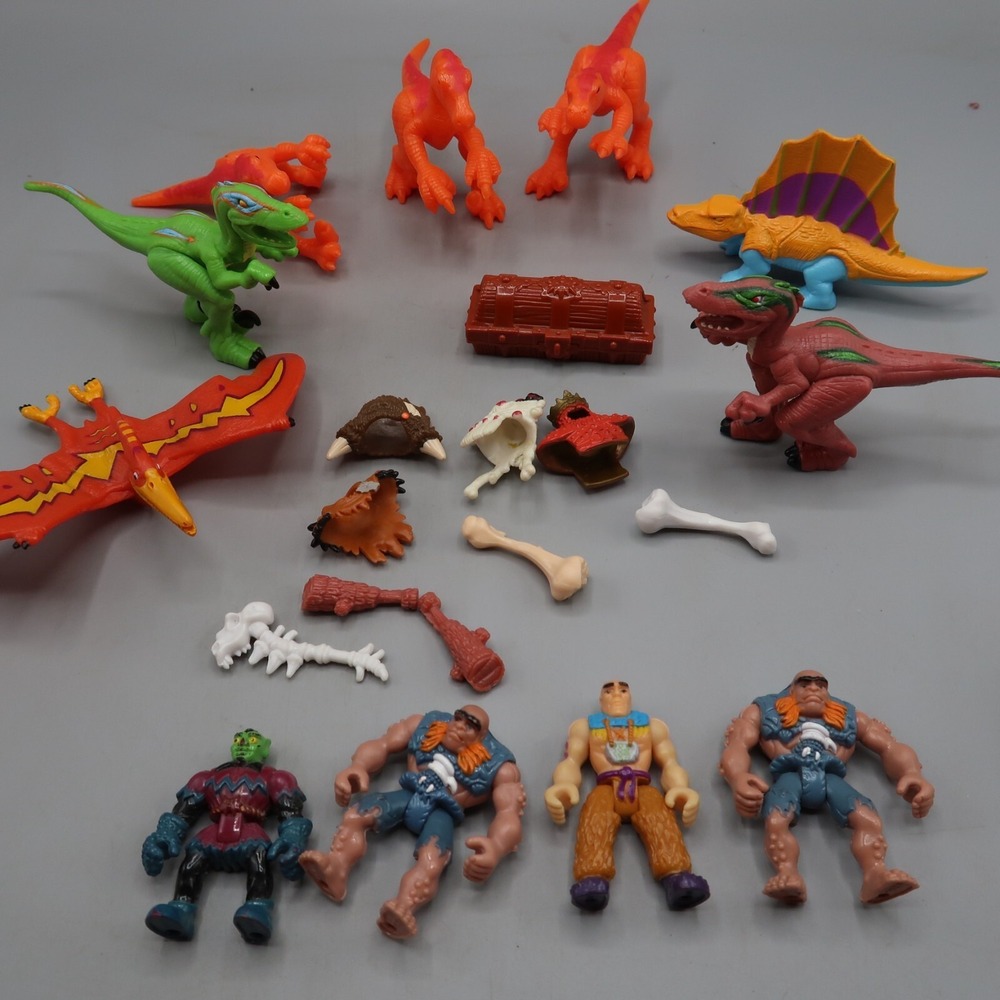 Fisher Price Imaginext Cavemen 3" Figures Accessories Tools Dinosaur Toys Lot